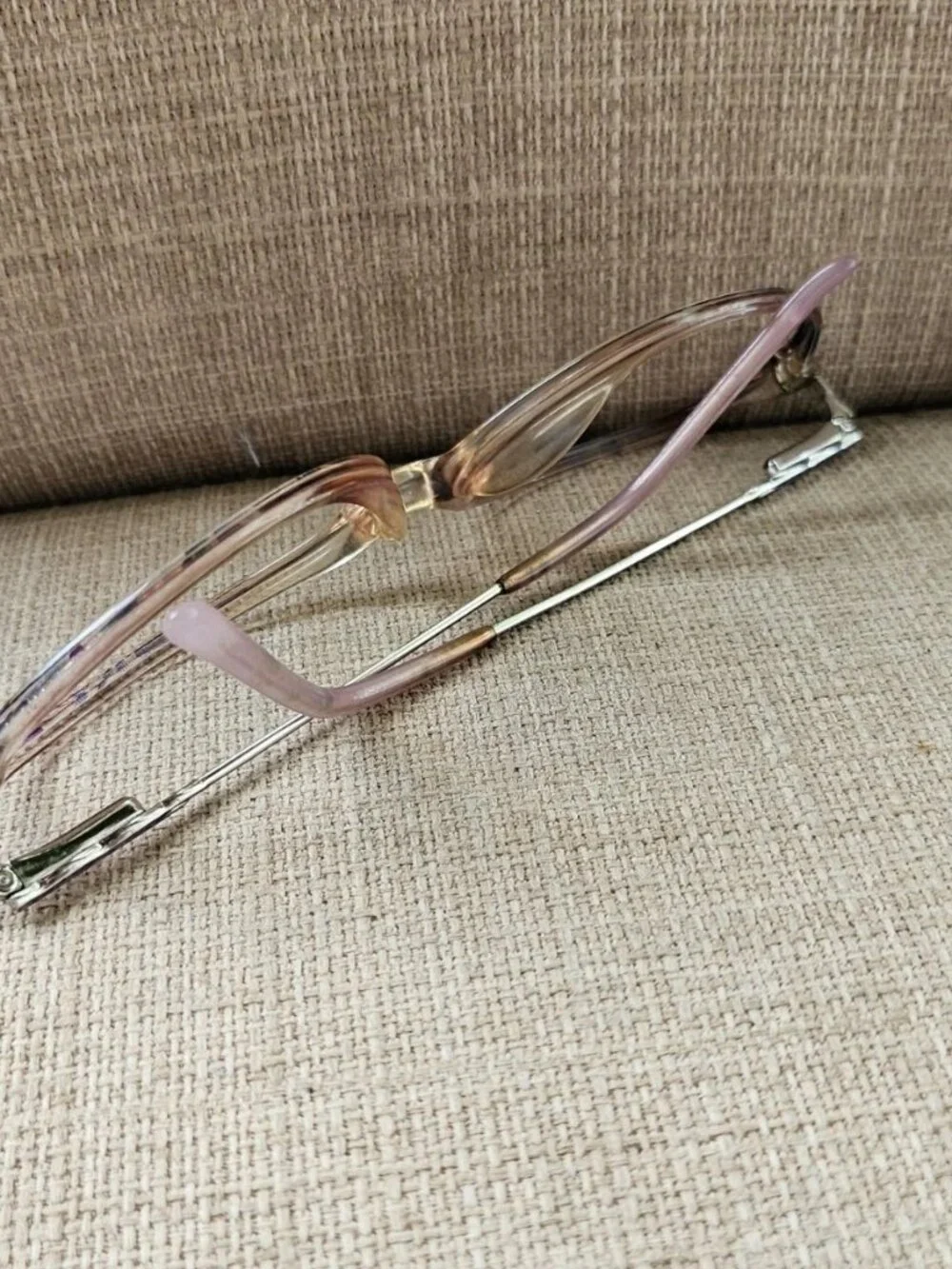 Vintage Sophia Loren Eyeglasses Frame Lilac Tone Eyewear Glasses 1511 Zyloware
